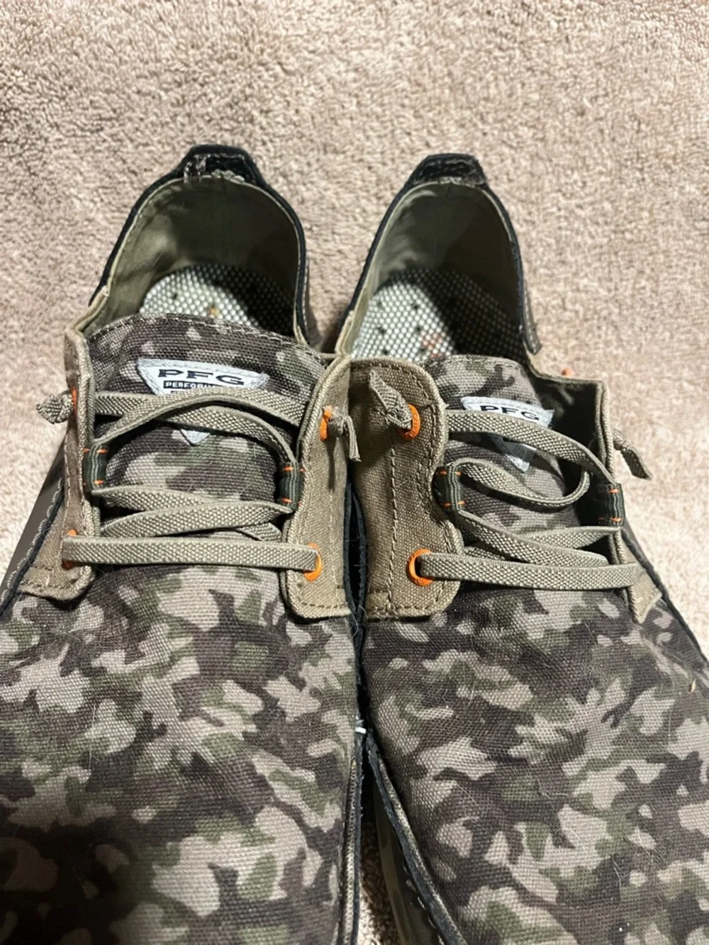 Columbia PFG Camo Bahama Vent Relaxed Men's Size 12 Fishing Hunting Boat Shoes - Picture 3 of 7
